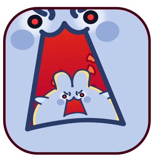 😡 Стикер «Chappy Bunny» для Telegram