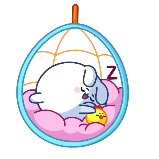 😴 Стикер «Chappy Bunny» для Telegram