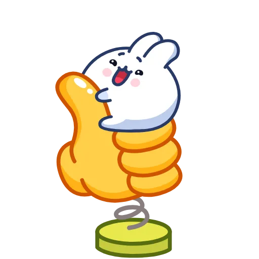 👍 Стикер «Chappy Bunny» для Telegram