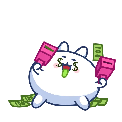 🤑 Стикер «Chappy Bunny» для Telegram
