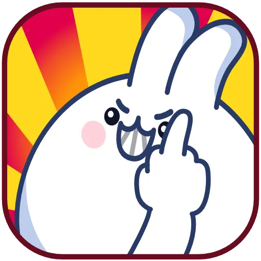 🖕 Эмодзи «Chappy Bunny» для Telegram