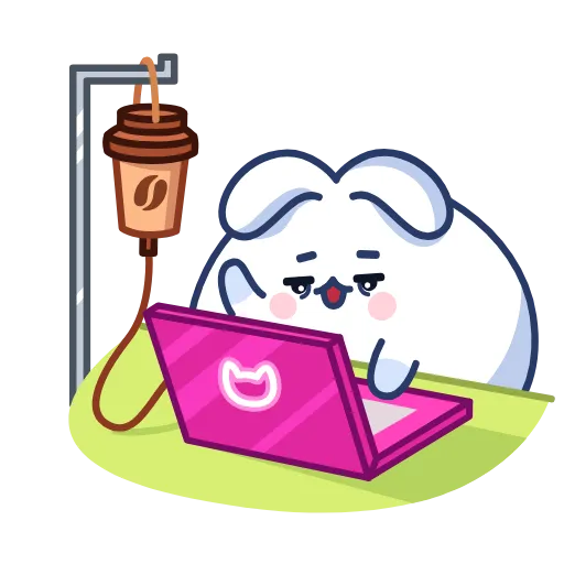 💻 Эмодзи «Chappy Bunny» для Telegram