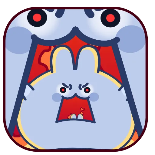 😡 Эмодзи «Chappy Bunny» для Telegram