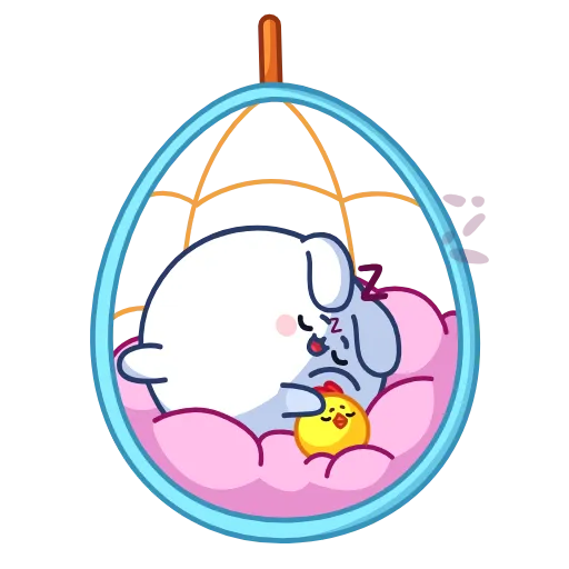 😴 Эмодзи «Chappy Bunny» для Telegram