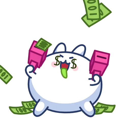🤑 Эмодзи «Chappy Bunny» для Telegram