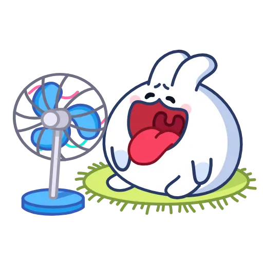 🥵 Эмодзи «Chappy Bunny» для Telegram