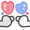 ❤️ Эмодзи «૮ᜊ Коты ૮ა» для Telegram