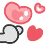 ❤️ Эмодзи «૮ᜊ Коты ૮ა» для Telegram