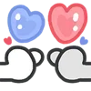 ❤️ Эмодзи «૮ᜊ Коты ૮ა» для Telegram
