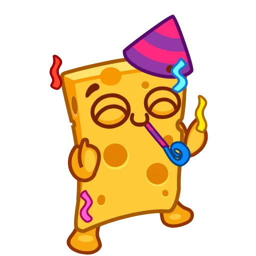 🥳 Стикер «Cheese» для Telegram