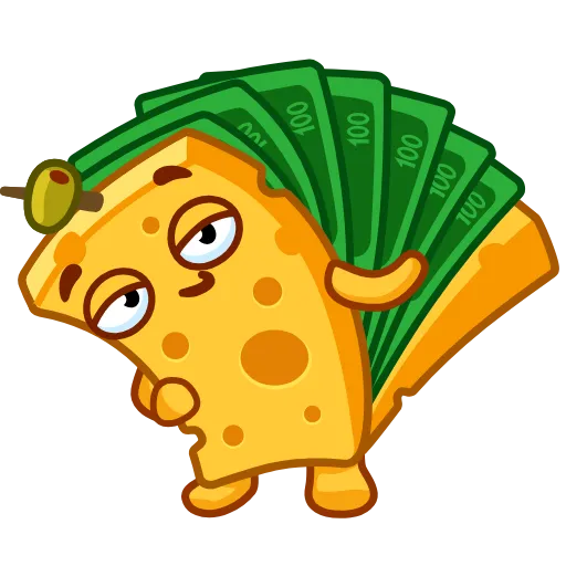 💵 Стикер «Cheese» для Telegram