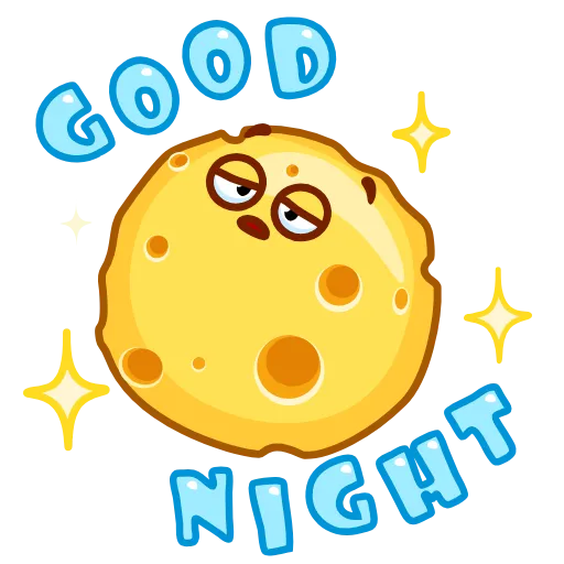 🌕 Стикер «Cheese» для Telegram