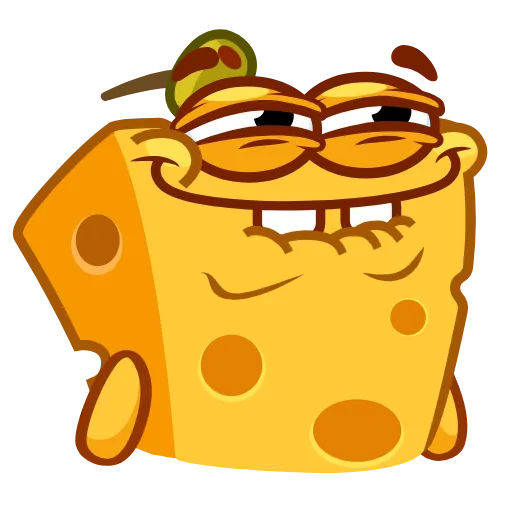 😏 Стикер «Cheese» для Telegram