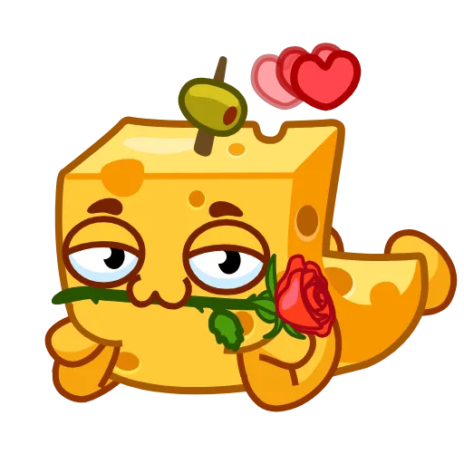 😏 Эмодзи «Cheese - сыр эмоджи» для Telegram