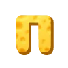 🔤 Эмодзи «Cheese Font» для Telegram