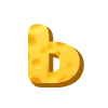 🔤 Эмодзи «Cheese Font» для Telegram