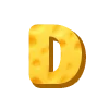 🔤 Эмодзи «Cheese Font» для Telegram