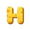 🔤 Эмодзи «Cheese Font» для Telegram