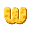 🔤 Эмодзи «Cheese Font» для Telegram