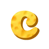 🔤 Эмодзи «Cheese Font» для Telegram