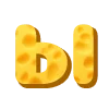 🔤 Эмодзи «Cheese Font» для Telegram