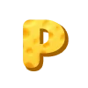 🔤 Эмодзи «Cheese Font» для Telegram