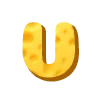 🔤 Эмодзи «Cheese Font» для Telegram