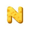🔤 Эмодзи «Cheese Font» для Telegram