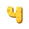 🔤 Эмодзи «Cheese Font» для Telegram