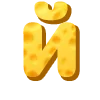 🔤 Эмодзи «Cheese Font» для Telegram