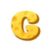 🔤 Эмодзи «Cheese Font» для Telegram