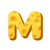 🔤 Эмодзи «Cheese Font» для Telegram