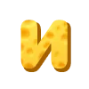 🔤 Эмодзи «Cheese Font» для Telegram