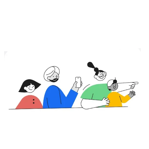 🖼 Стикер «Парни и девушки» для Telegram