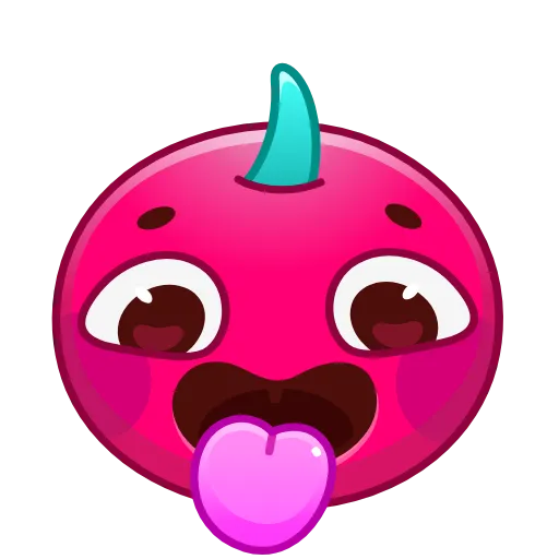 😛 Эмодзи «Cherry Emoji» для Telegram