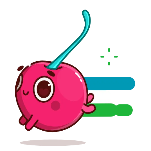 Эмодзи Cherry Flag для Telegram — скачать