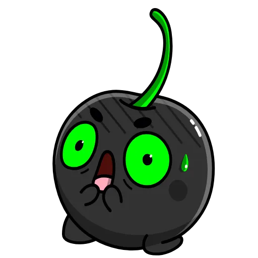 😳 Эмодзи «Cherry Toxic» для Telegram