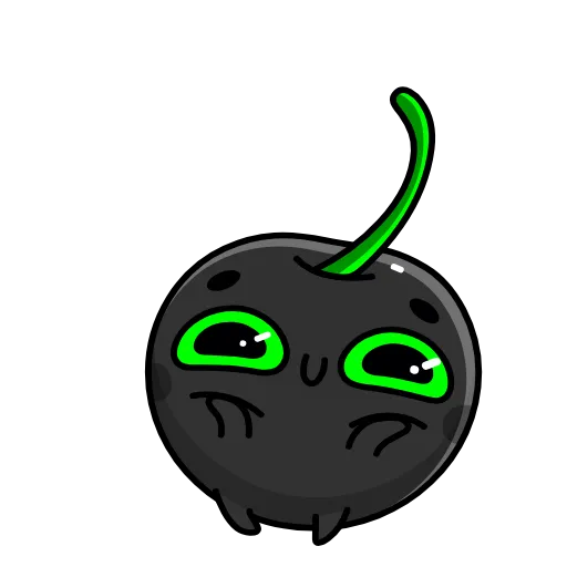 ☺️ Эмодзи «Cherry Toxic» для Telegram