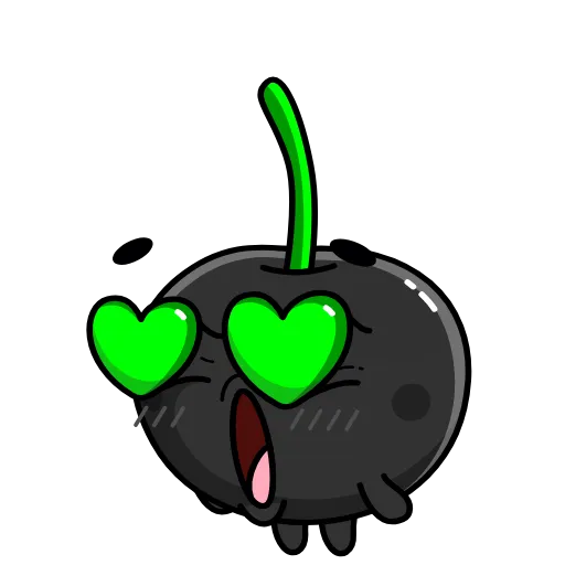 😍 Эмодзи «Cherry Toxic» для Telegram