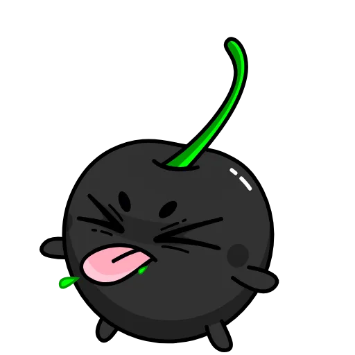 😝 Эмодзи «Cherry Toxic» для Telegram
