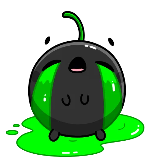 😭 Эмодзи «Cherry Toxic» для Telegram