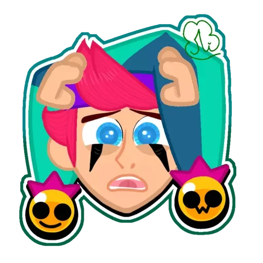 😨 Стикер «Chester & Mandy» для Telegram