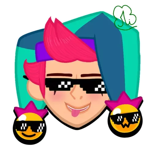 😎 Стикер «Chester & Mandy» для Telegram