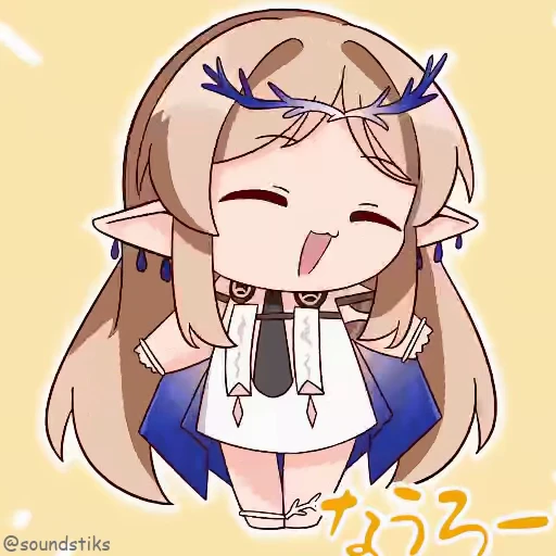 👻 Стикер «Chibi anime» для Telegram
