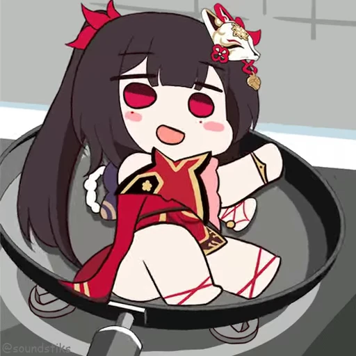 👻 Стикер «Chibi anime» для Telegram