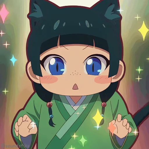 😋 Стикер «Chibi anime» для Telegram