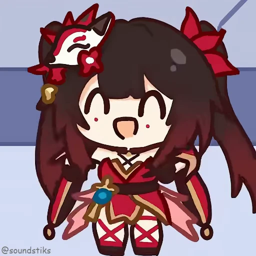 👻 Стикер «Chibi anime» для Telegram