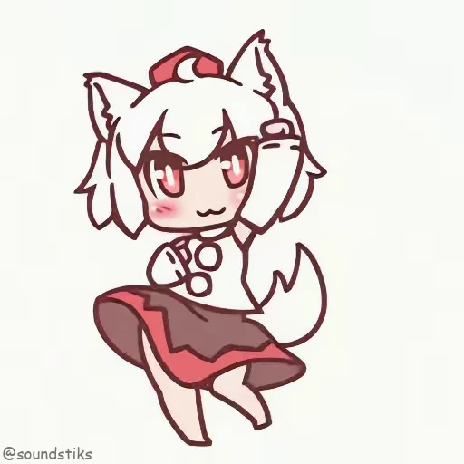 🕺 Стикер «Chibi anime» для Telegram