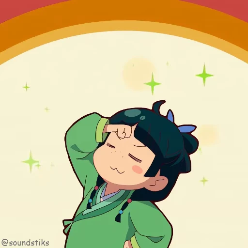 😏 Стикер «Chibi anime» для Telegram