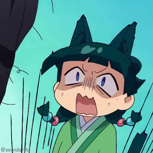😑 Стикер «Chibi anime» для Telegram